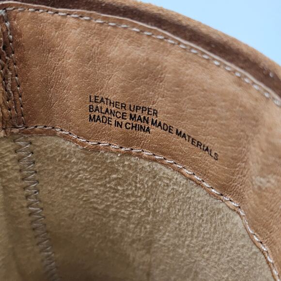 Born Mid Calf Boot Womens 8.5 Cognac Brown Suede Pull On Riding Rustic Fall - Picture 14 of 16